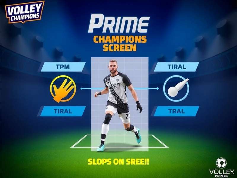 Volley Prime Champions - Easy to Learn Controls Volley Prime Champions Game Controls Tutorial Screen